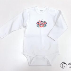 Kojenecké body s prvky FOLKLORU – dlouhý rukáv